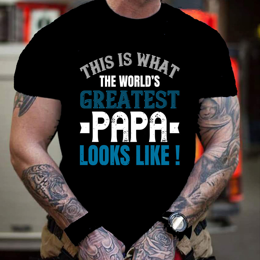 "GREATEST PAPA"-Men Tee