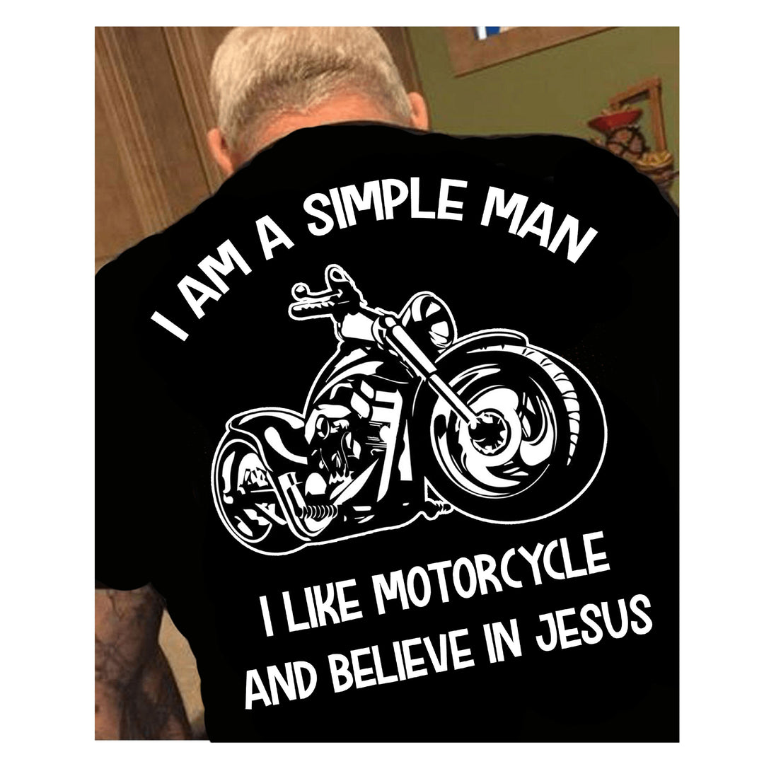 I AM A SIMPLE MAN.-Men Tee