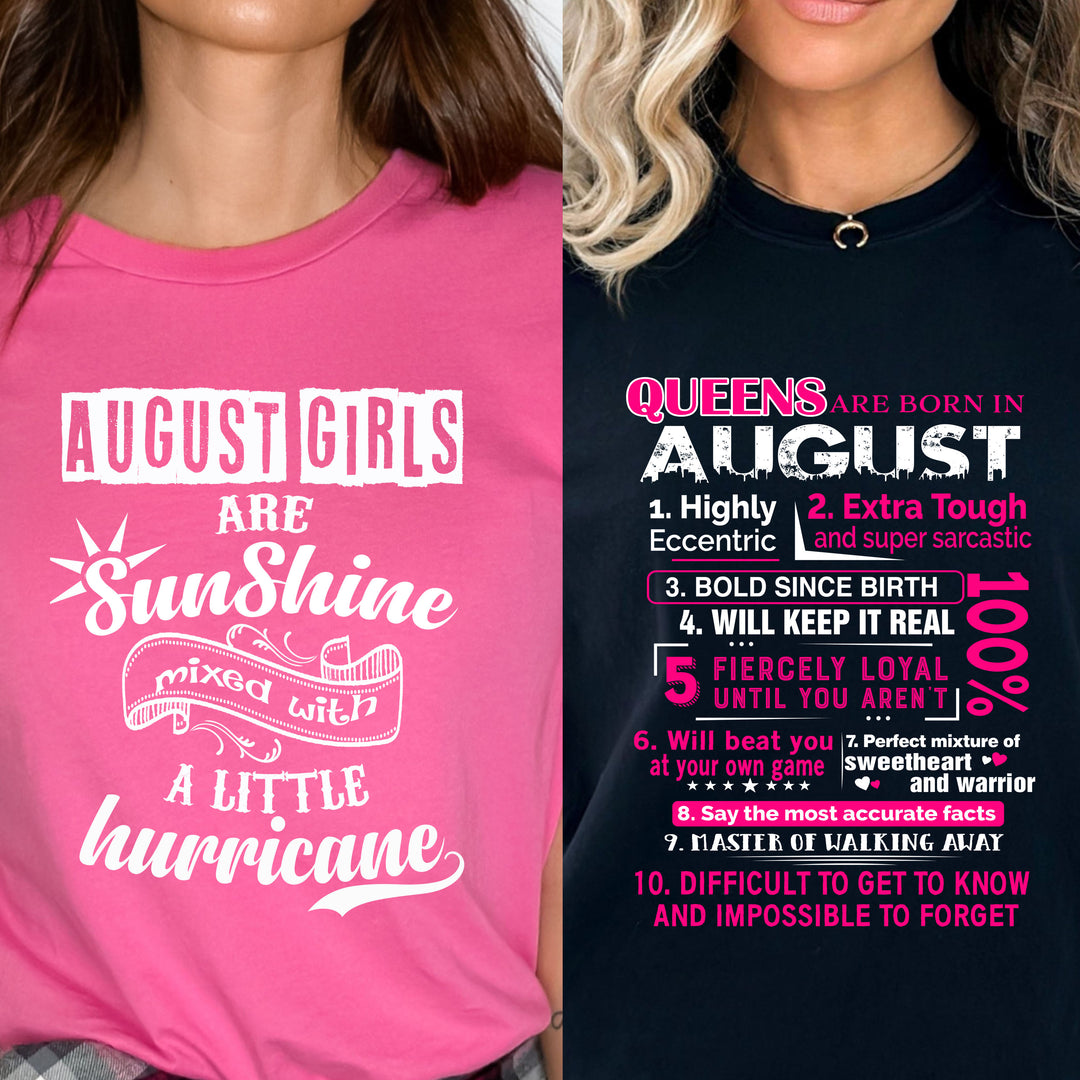"August Combo, Pack Of Two Best Selling Designs Sunshine and 10 Reasons "