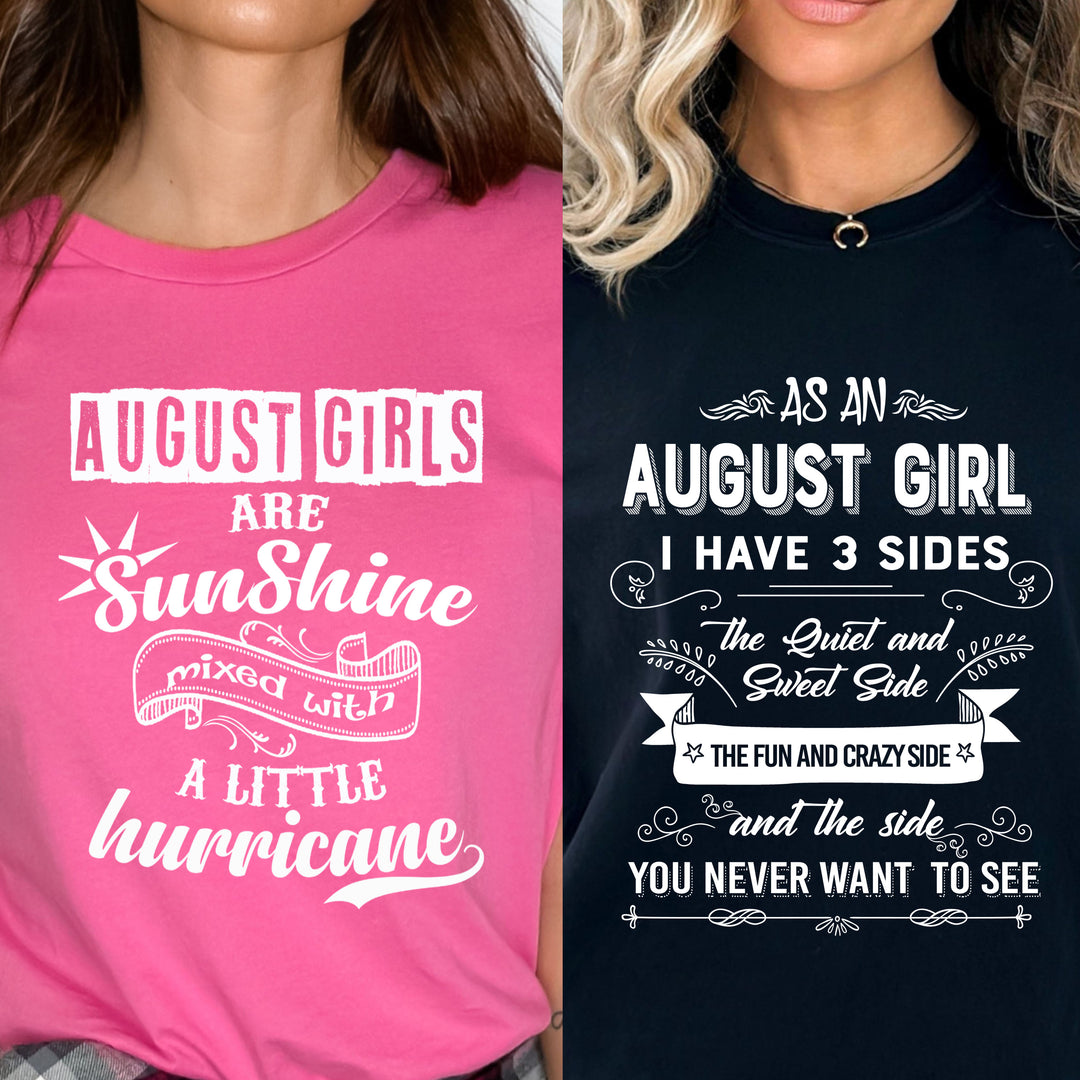 "AUGUST -SUNSHINE & 3 SIDES -PACK OF 2"