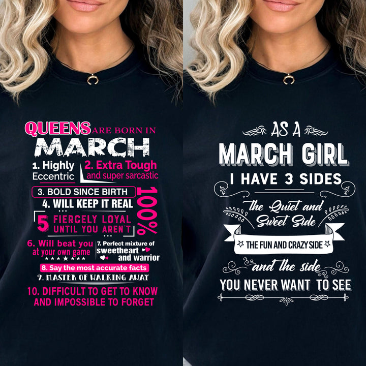 "March Combo Offer, Pack Of Two Best Selling Designs Queen and 3 Sides "