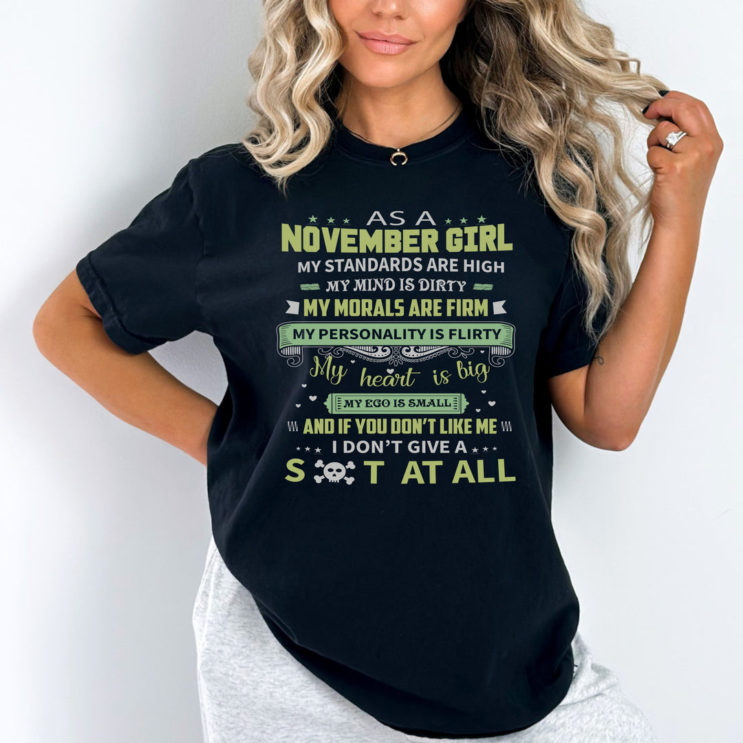 As A November Girl My Standards Are High, GET BIRTHDAY BASH 50% OFF PLUS (FLAT SHIPPING)