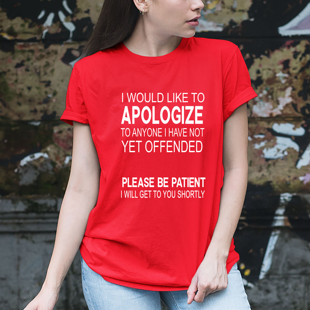"Apologize To Anyone I Hate "