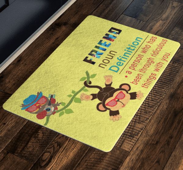 Friends Welcoming Doormat Specially design for house parties, Exclusive ( Best price Deal) - LA Shirt Company