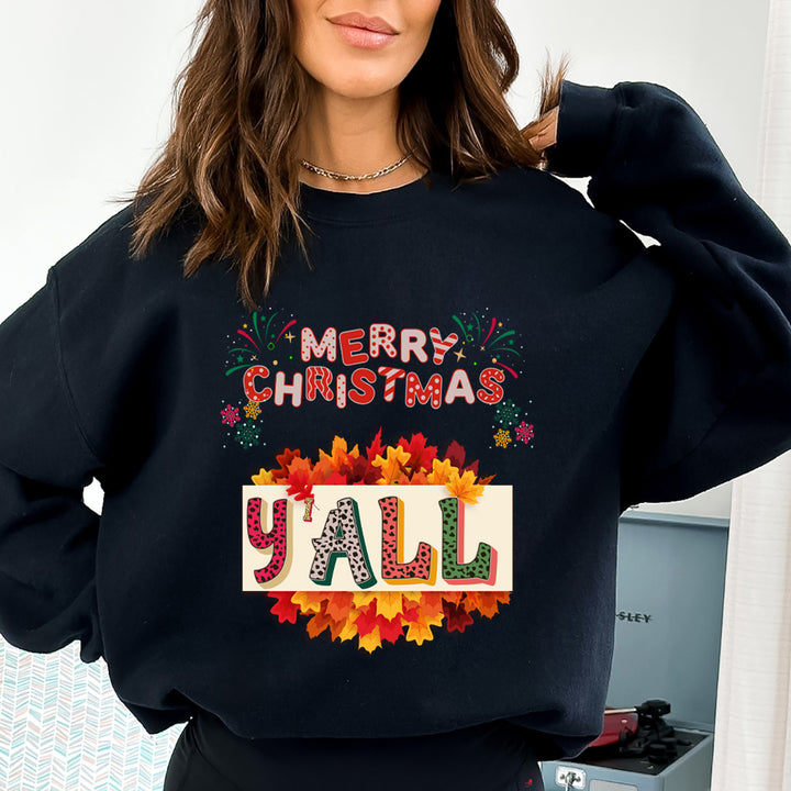 Merry Christmas Y'all - Sweatshirt & Hoodie