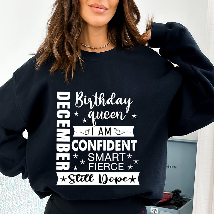 December Birthday Queen - Sweatshirt &amp; Hoodie