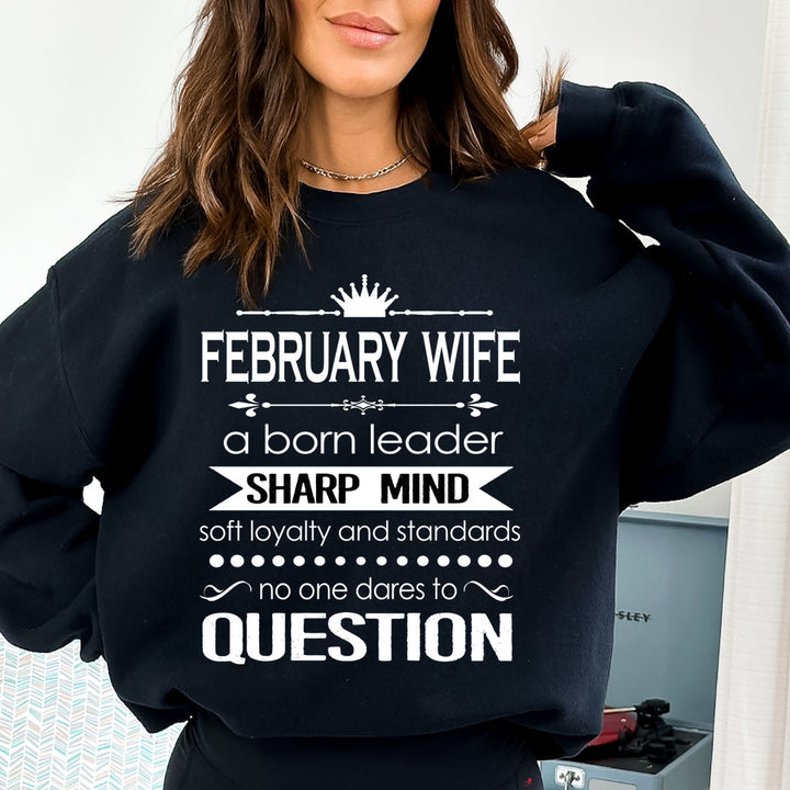 February Wife Sharp Mind - Sweatshirt &amp; Hoodie