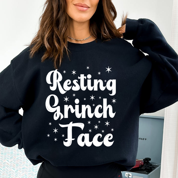 Resting Grinch Face - Sweatshirt & Hoodie