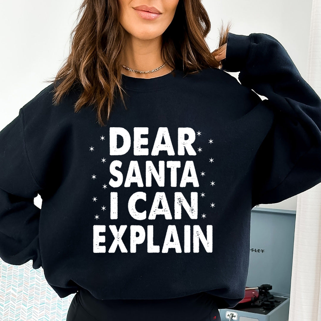 Dear Santa I Can Explain - Sweatshirt & Hoodie