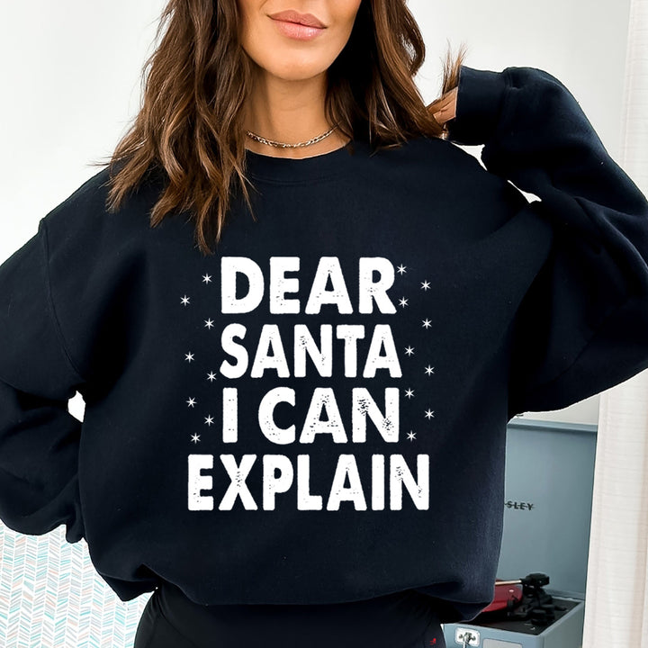 Dear Santa I Can Explain - Sweatshirt & Hoodie