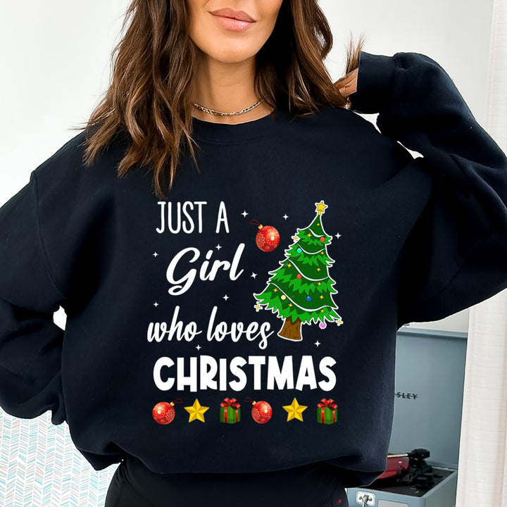 Just A Girl Who Loves Christmas(New) - Sweatshirt & Hoodie