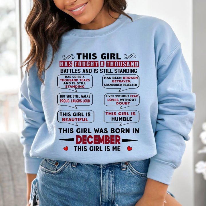 This Girl Was Born In December - Sweatshirt & Hoodie