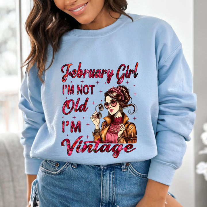 February Girl Vintage  - Sweatshirt & Hoodie
