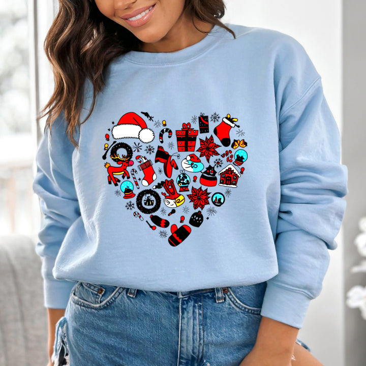 Christmas Heart - Sweatshirt & Hoodie