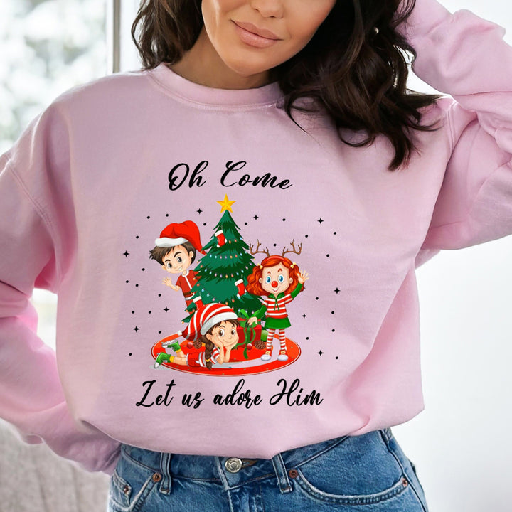 Oh Come Let Us Adore Him - Sweatshirt & Hoodie