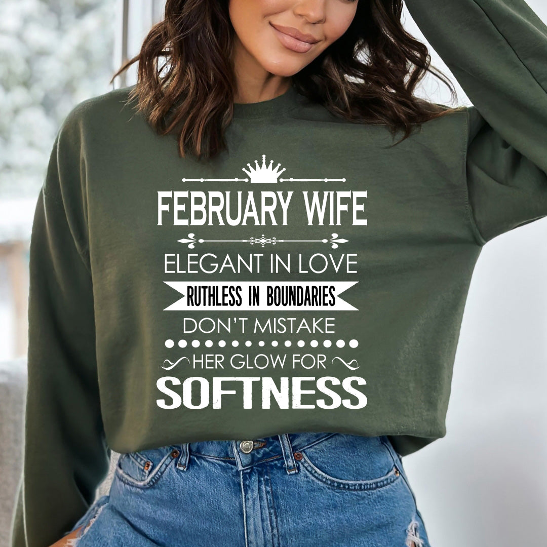February Wife Ruthless In Boundaries - Sweatshirt & Hoodie