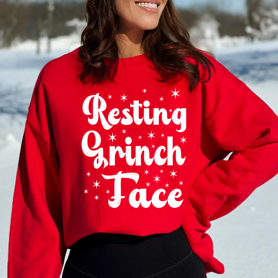Resting Grinch Face - Sweatshirt & Hoodie