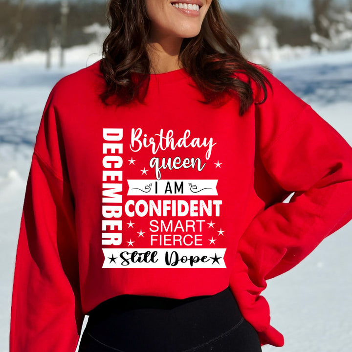December Birthday Queen - Sweatshirt &amp; Hoodie