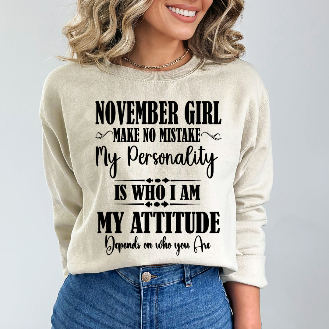 November Girl Make No Mistake - Cozy & Soft.