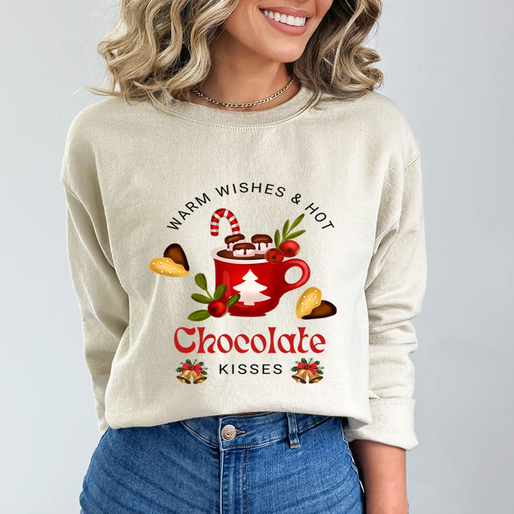 Warm Wishes Chocolate Kisses - Sweatshirt & Hoodie