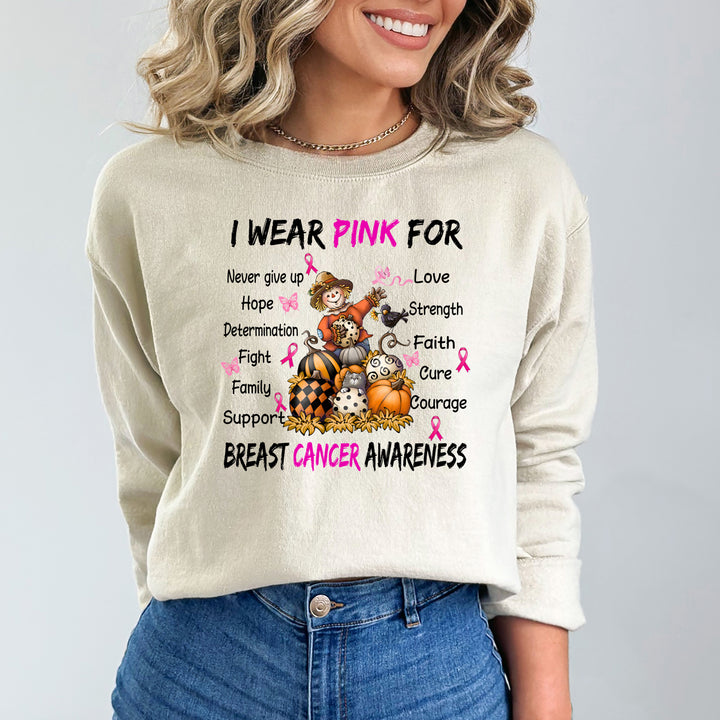 I Wear Pink For Breast Cancer - Hoodie & Sweatshirt