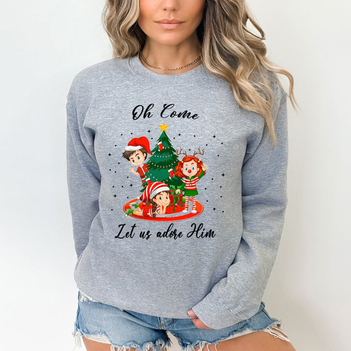 Oh Come Let Us Adore Him - Sweatshirt & Hoodie