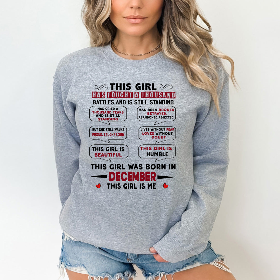 This Girl Was Born In December - Sweatshirt & Hoodie