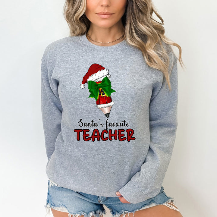Santa's Favorite Teacher - Sweatshirt & Hoodie