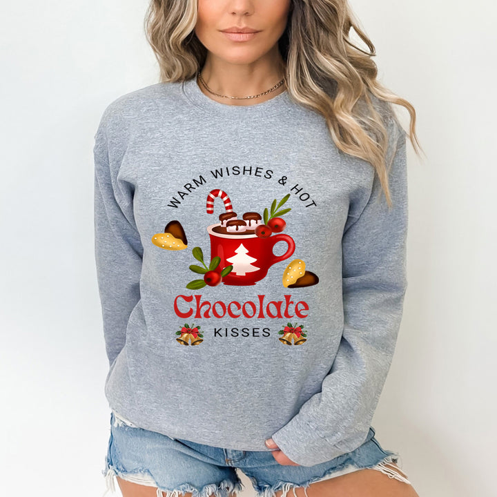 Warm Wishes Chocolate Kisses - Sweatshirt & Hoodie