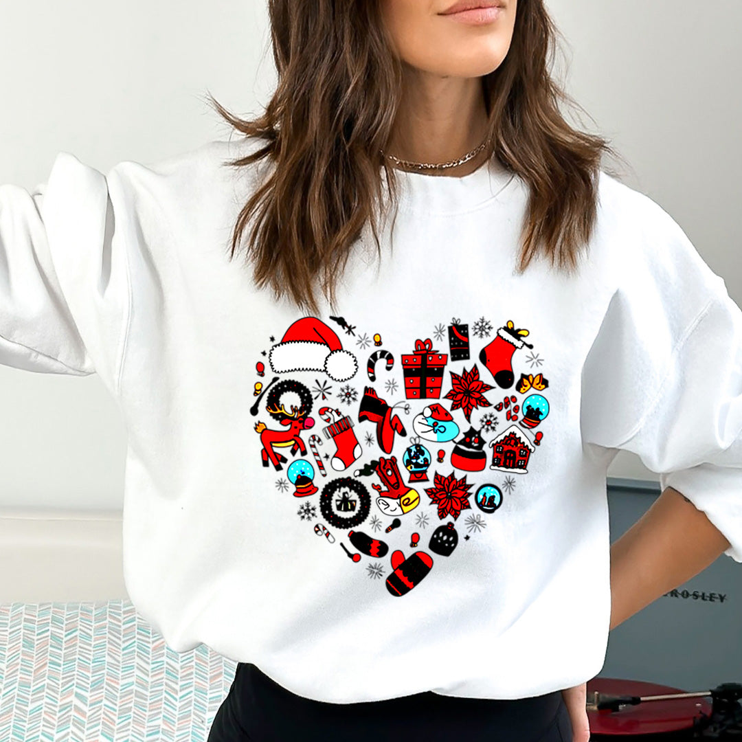 Christmas Heart - Sweatshirt & Hoodie