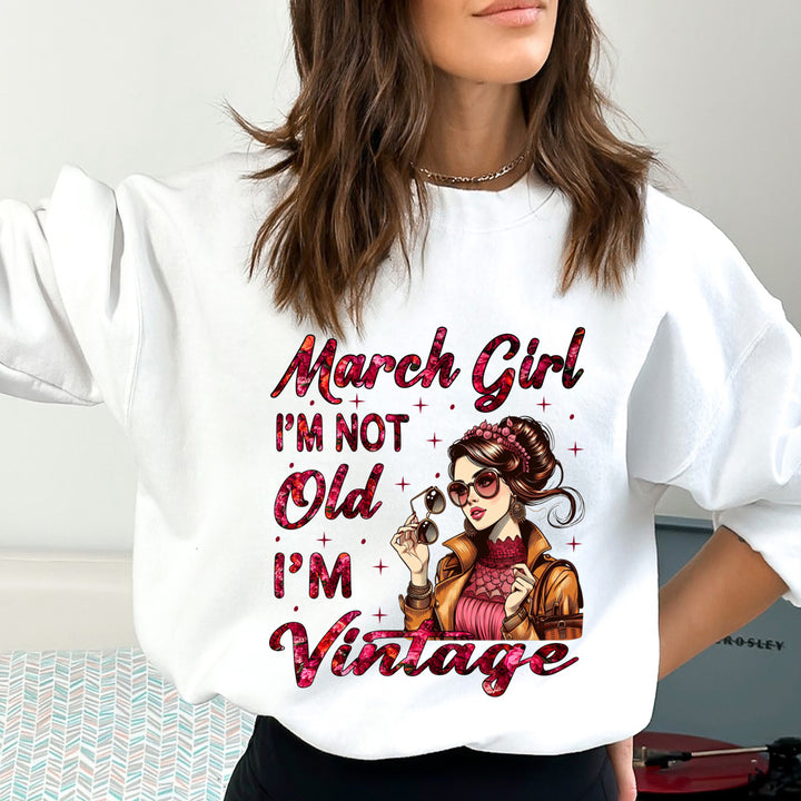 March Girl Vintage  - Sweatshirt & Hoodie