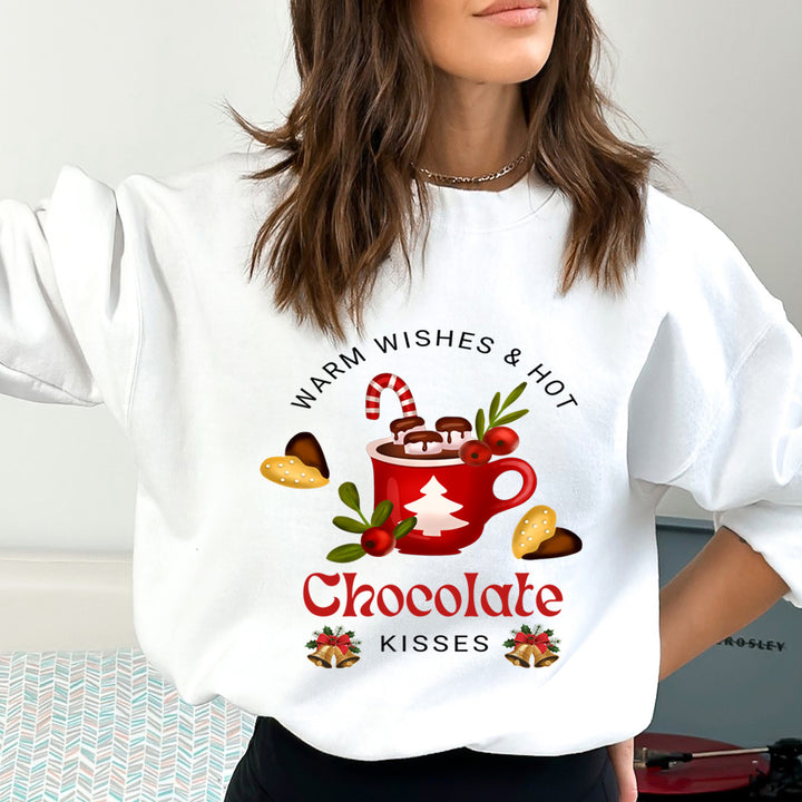 Warm Wishes Chocolate Kisses - Sweatshirt & Hoodie