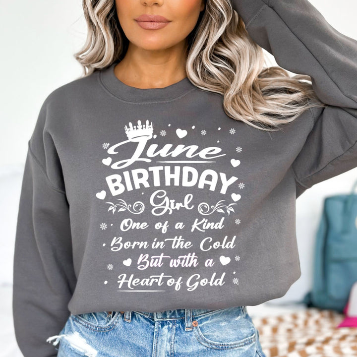 June Birthday Girl Born In The Cold - Sweatshirt &amp; Hoodie