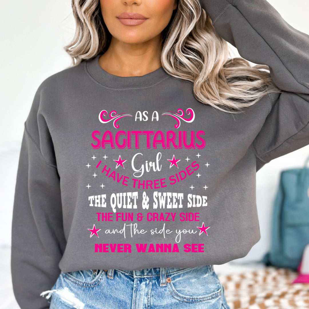 Sagittarius Girl Have Three Side - Sweatshirt & Hoodie