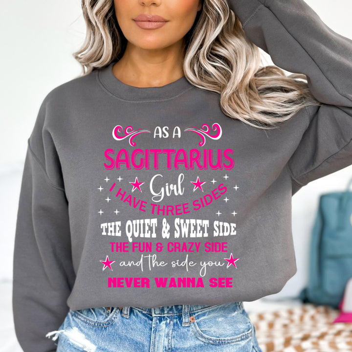 Sagittarius Girl Have Three Side - Sweatshirt & Hoodie