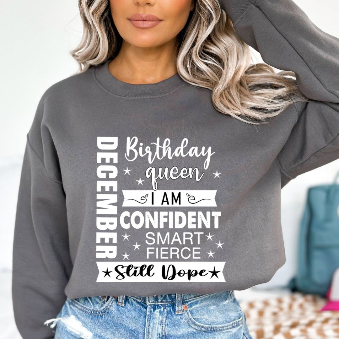 December Birthday Queen - Sweatshirt &amp; Hoodie