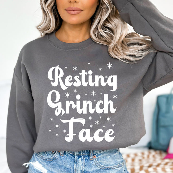 Resting Grinch Face - Sweatshirt & Hoodie