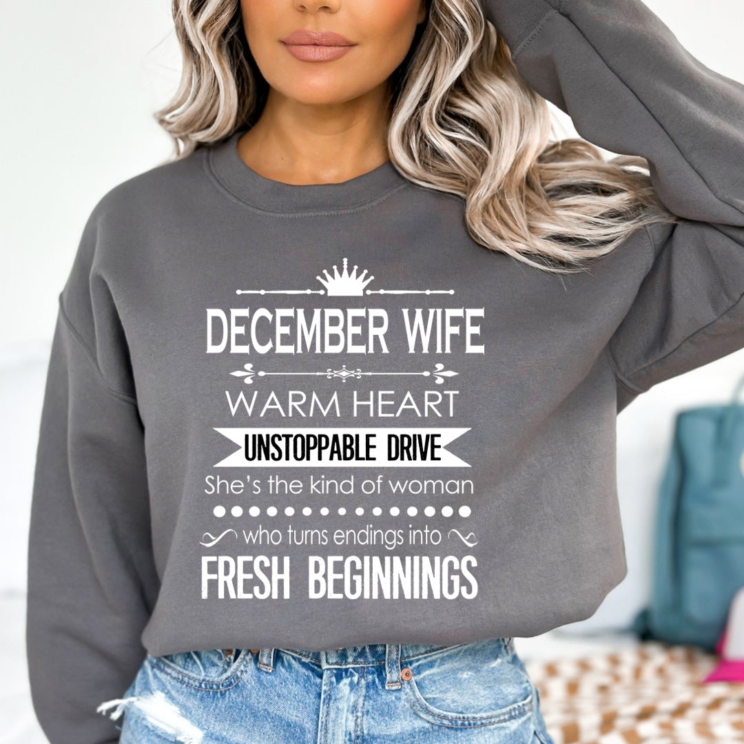 December Wife Unstoppable Drive - Sweatshirt &amp; Hoodie