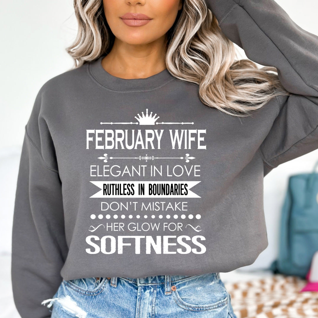 February Wife Ruthless In Boundaries - Sweatshirt & Hoodie