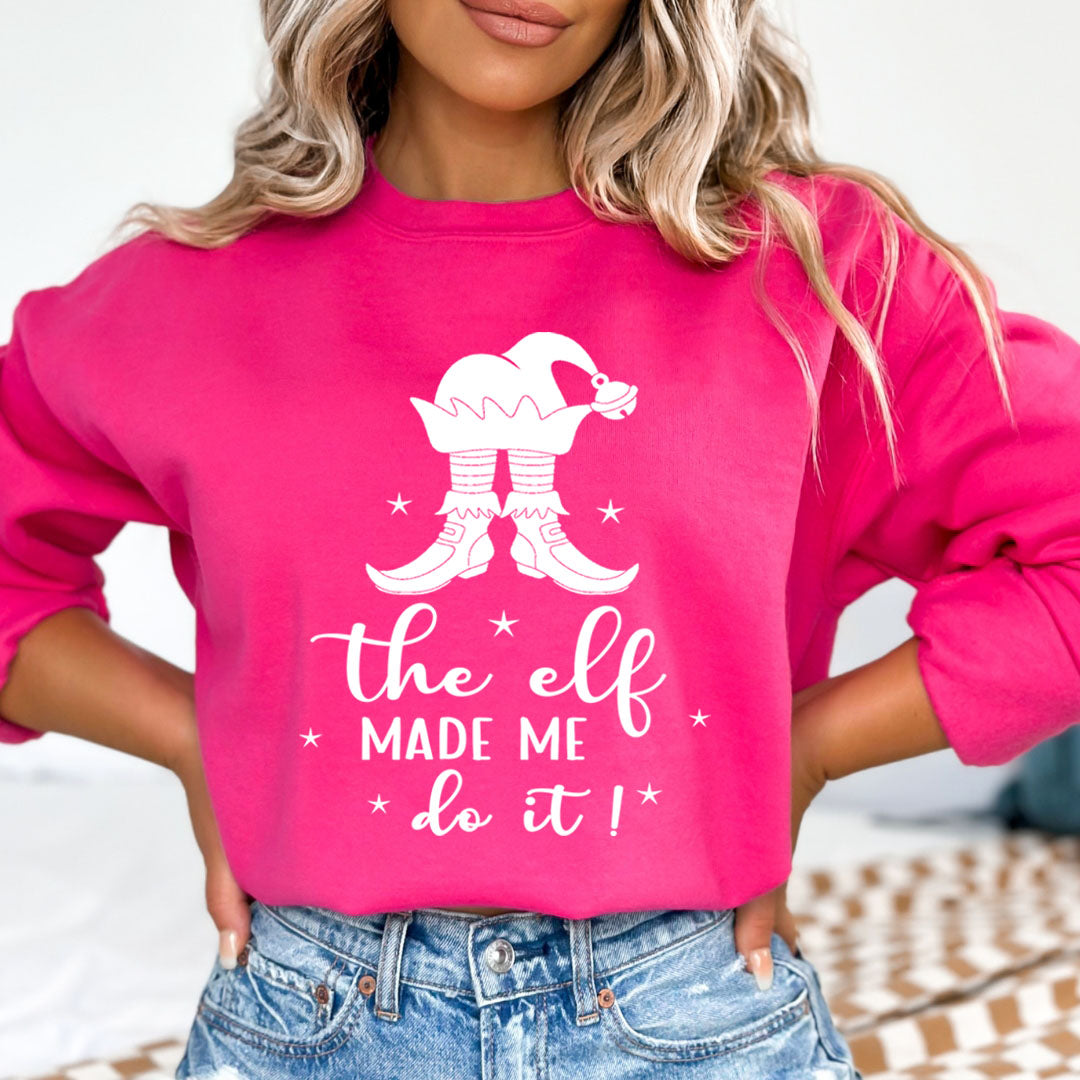The Elf Made Me Do It - Sweatshirt & Hoodie