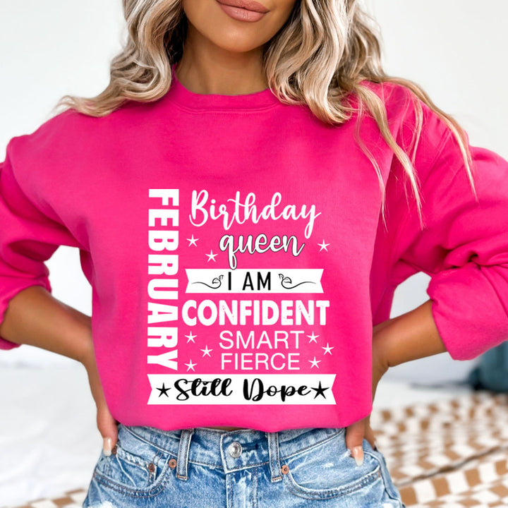 February Birthday Queen - Sweatshirt &amp; Hoodie
