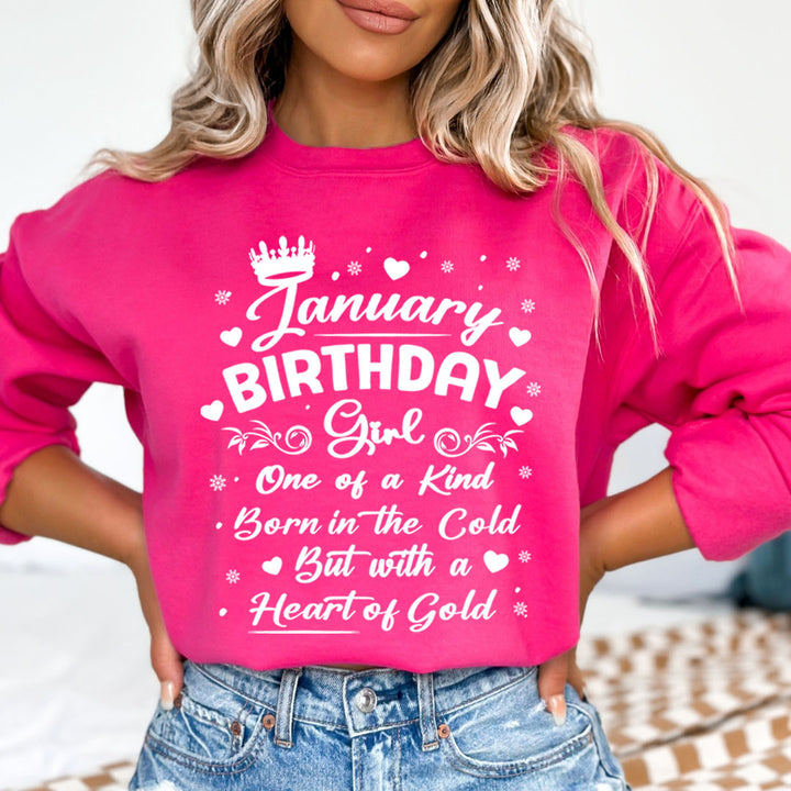 January Birthday Girl Born In The Cold - Sweatshirt &amp; Hoodie
