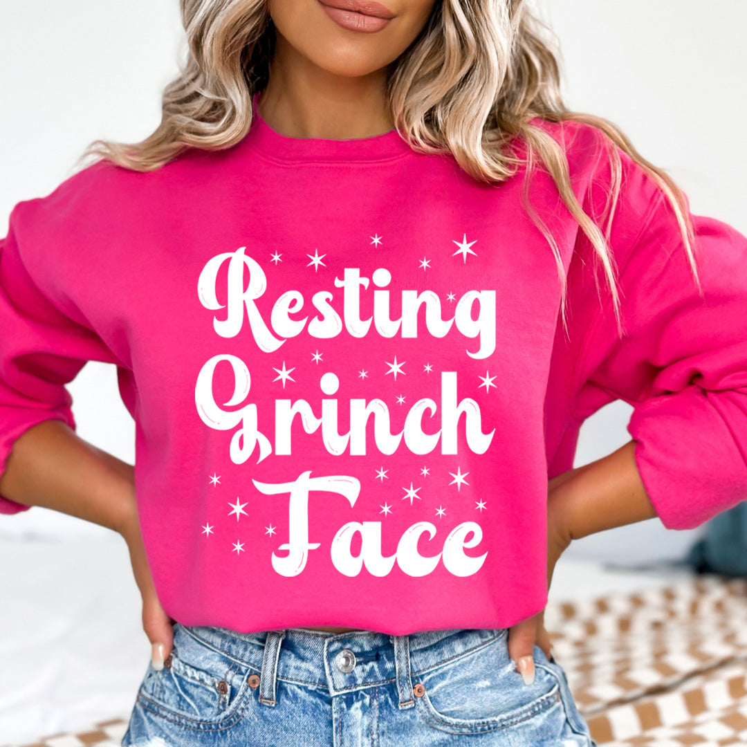 Resting Grinch Face - Sweatshirt & Hoodie
