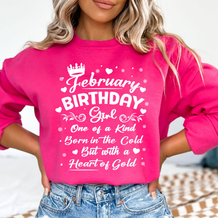 February Birthday Girl Born In The Cold - Sweatshirt &amp; Hoodie