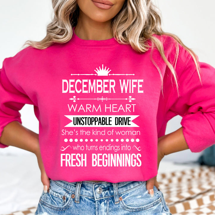 December Wife Unstoppable Drive - Sweatshirt &amp; Hoodie