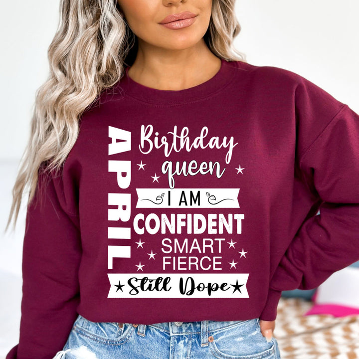 April Birthday Queen - Sweatshirt & Hoodie