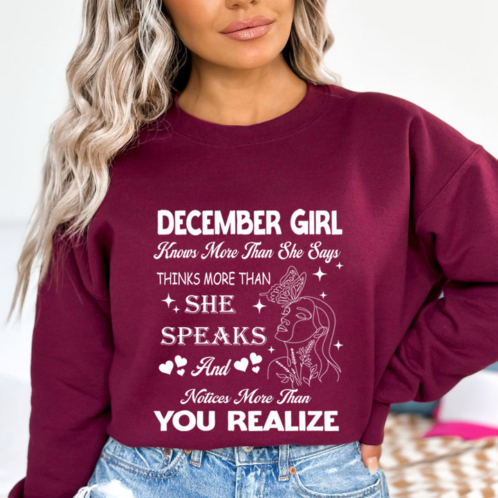 December Girl Notice More Than You Realize  - Cozy &amp; Soft.