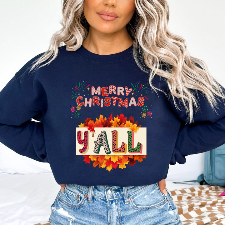 Merry Christmas Y'all - Sweatshirt & Hoodie