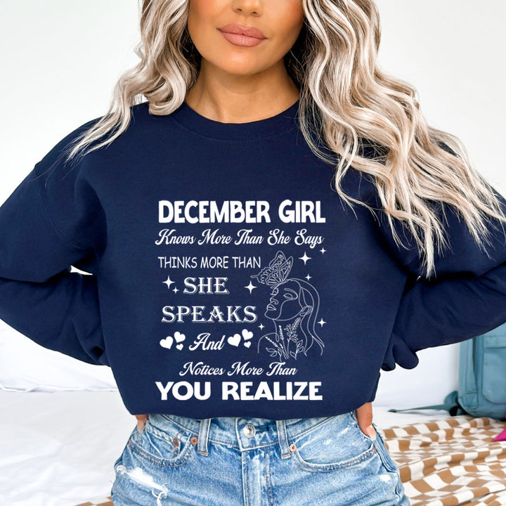 December Girl Notice More Than You Realize  - Cozy &amp; Soft.
