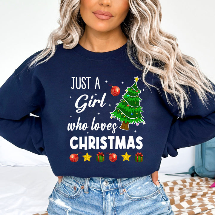 Just A Girl Who Loves Christmas(New) - Sweatshirt & Hoodie